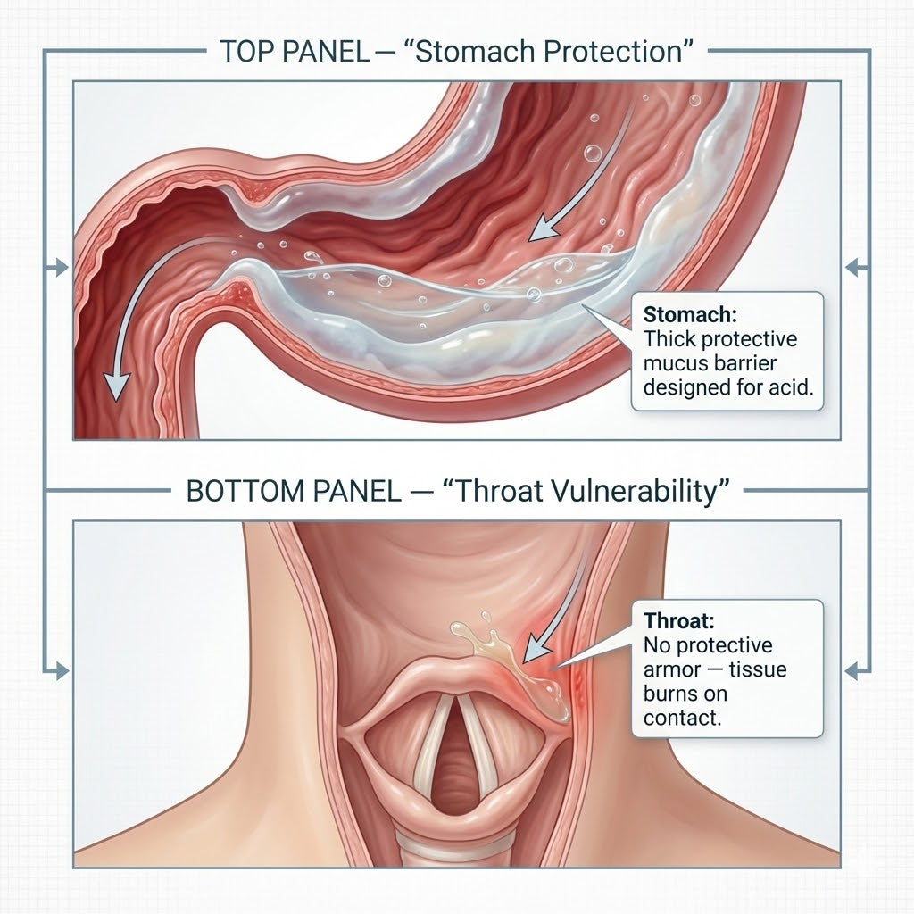Doctor reviewing medical research studies about acid reflux and positional therapy