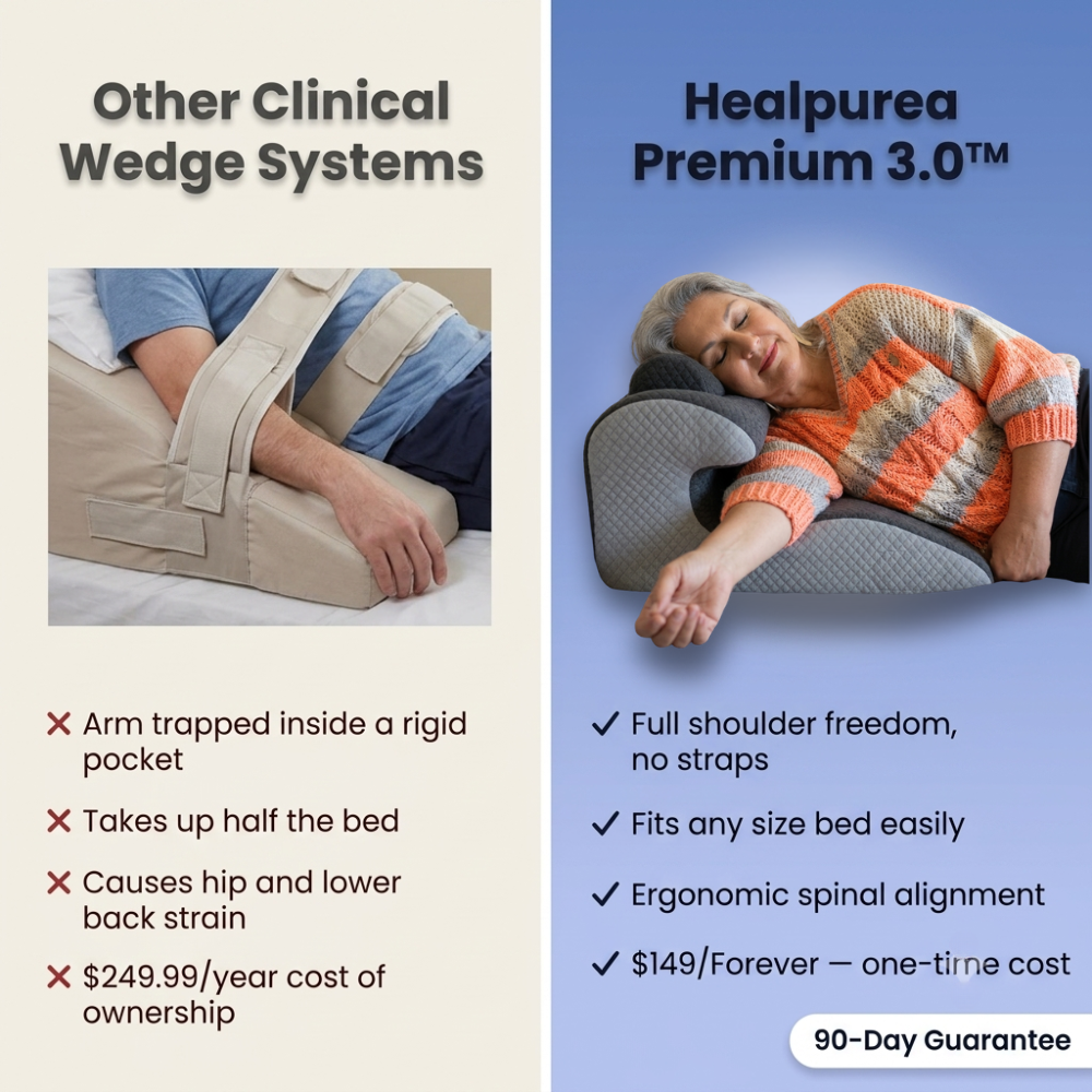 Healpurea Premium 3.0™ Ergonomic Wedge Pillow